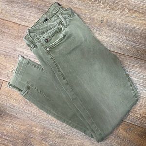 Dear John Olive Green Skinny Jeans